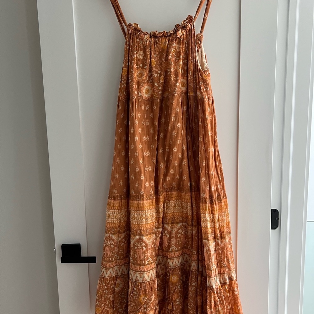 Spell & The Gypsy Women's Maxi Dress in Rust and Mustard